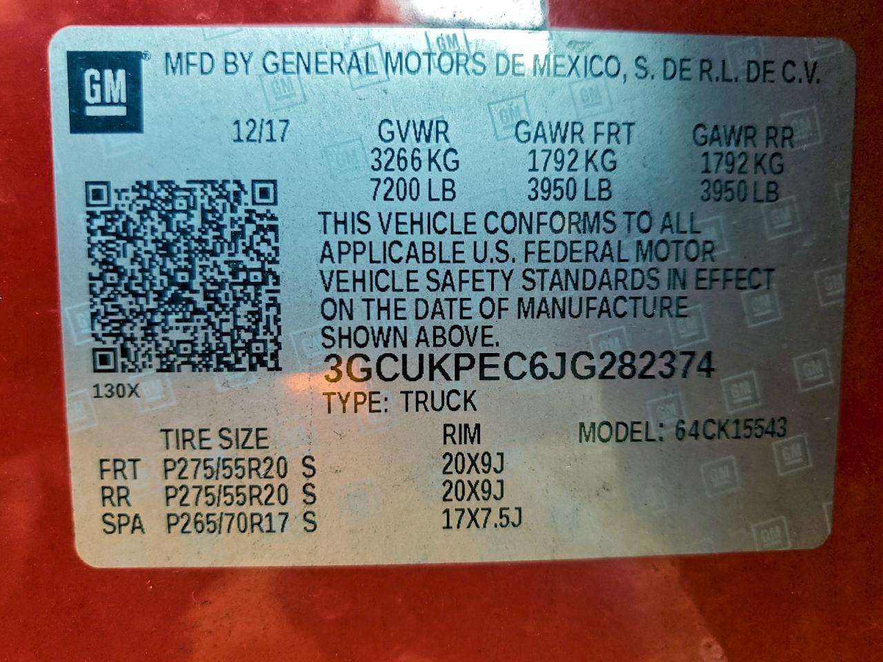 2018 CHEVROLET Silverado