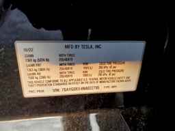 2022 TESLA MODEL Y