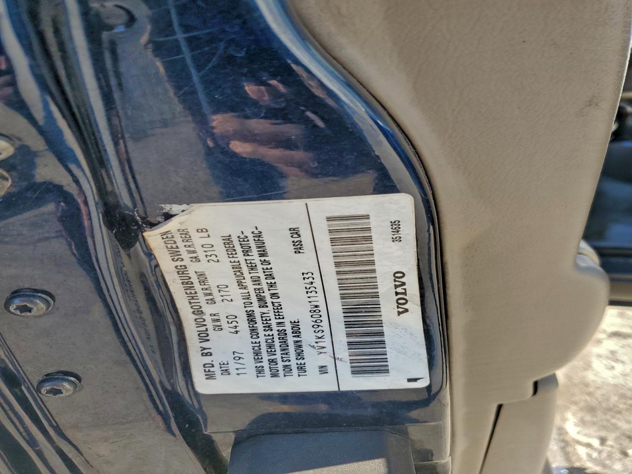 1998 VOLVO S90