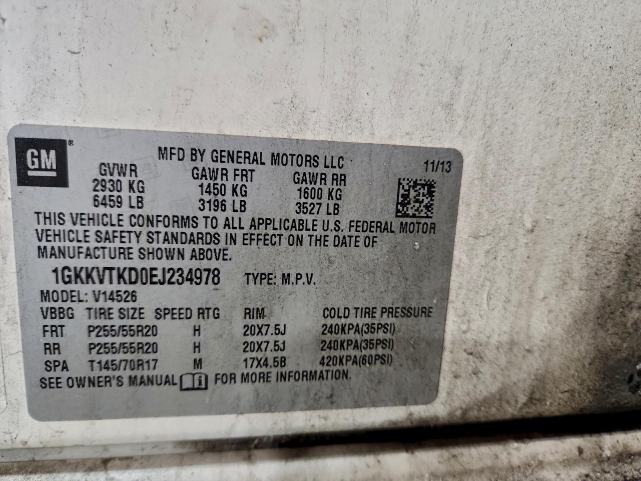 2014 GMC ACADIA