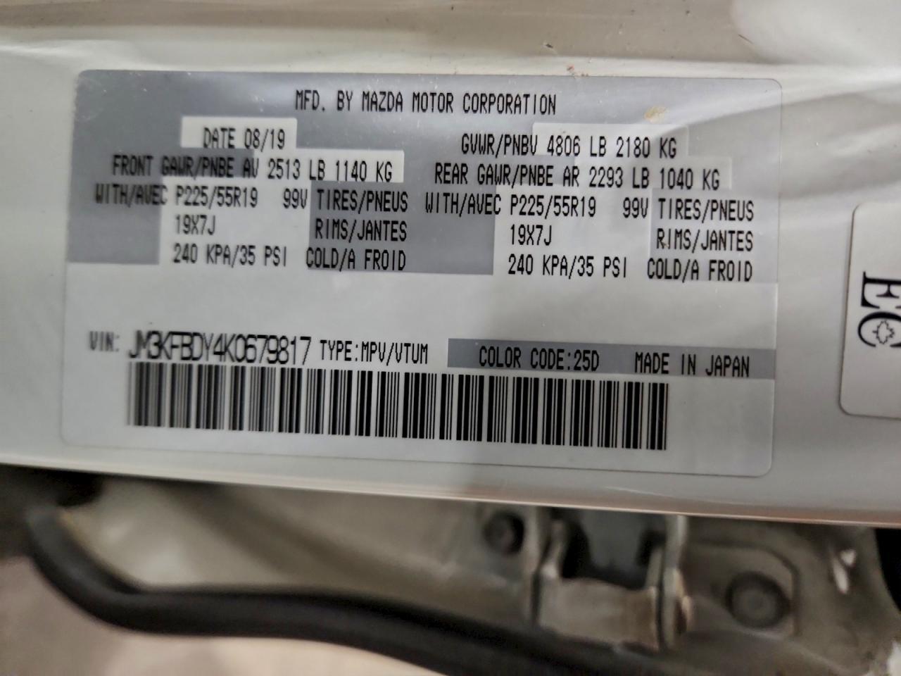 2019 MAZDA CX-5