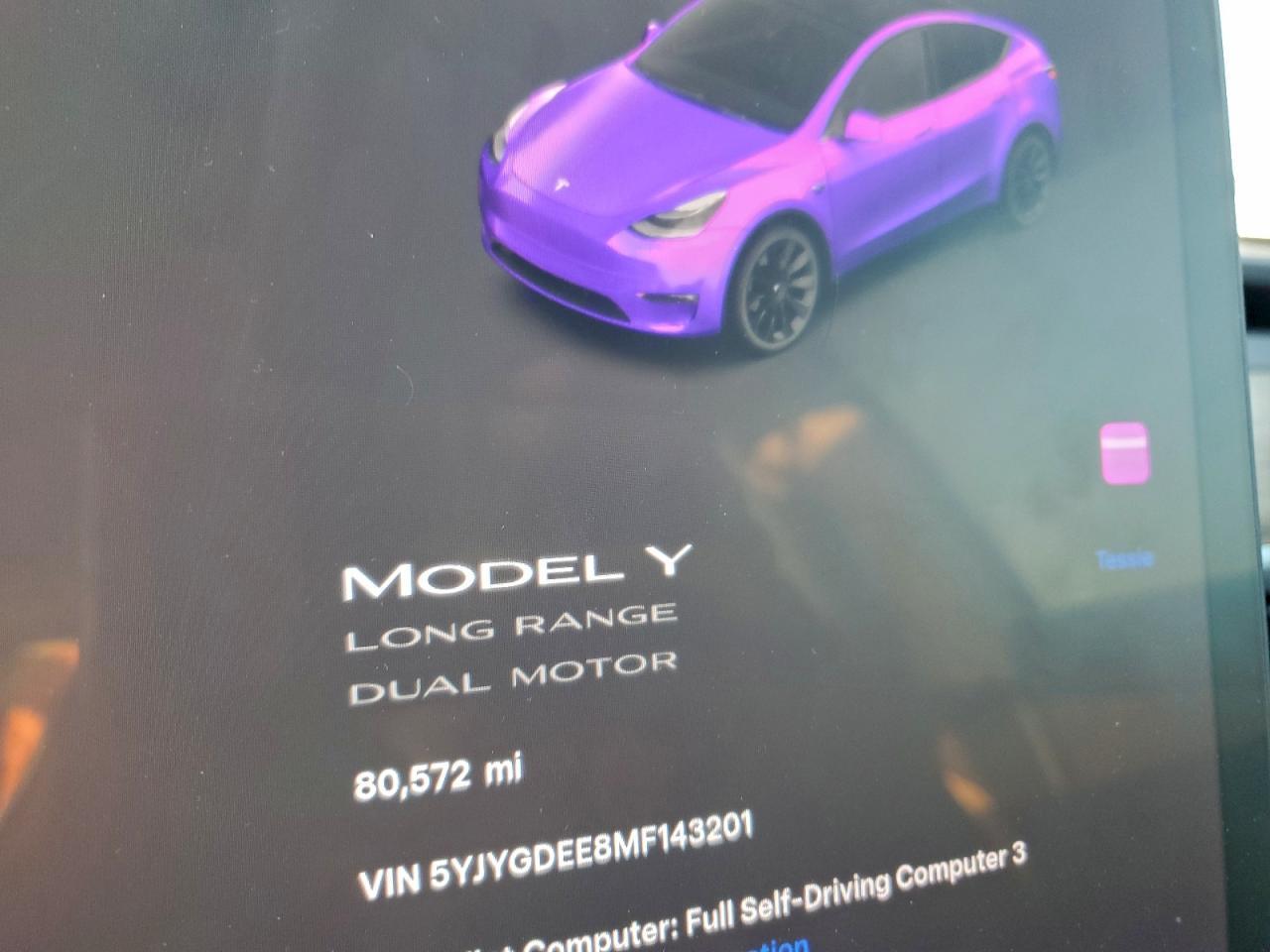 2021 TESLA MODEL Y