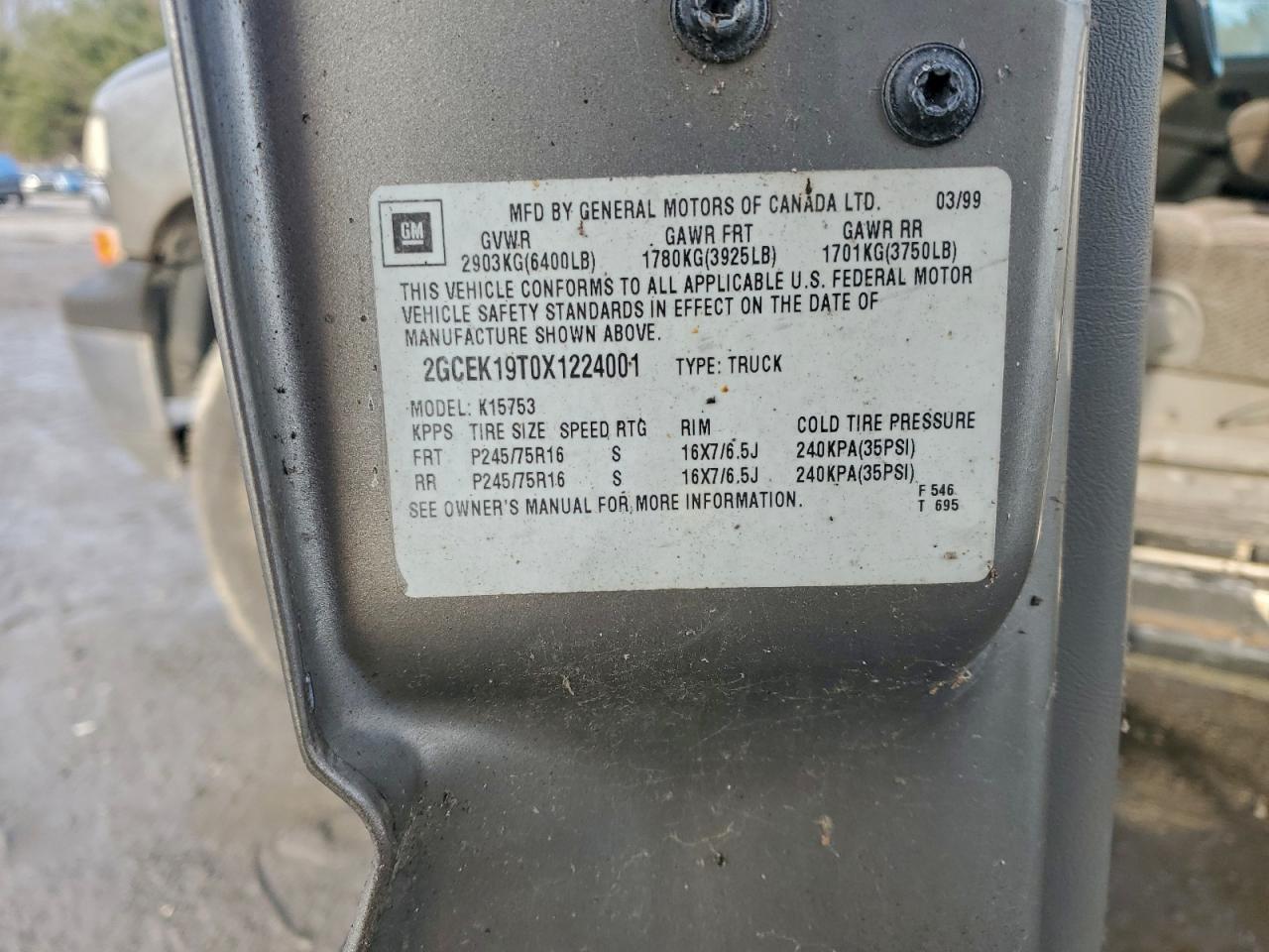 1999 CHEVROLET Silverado