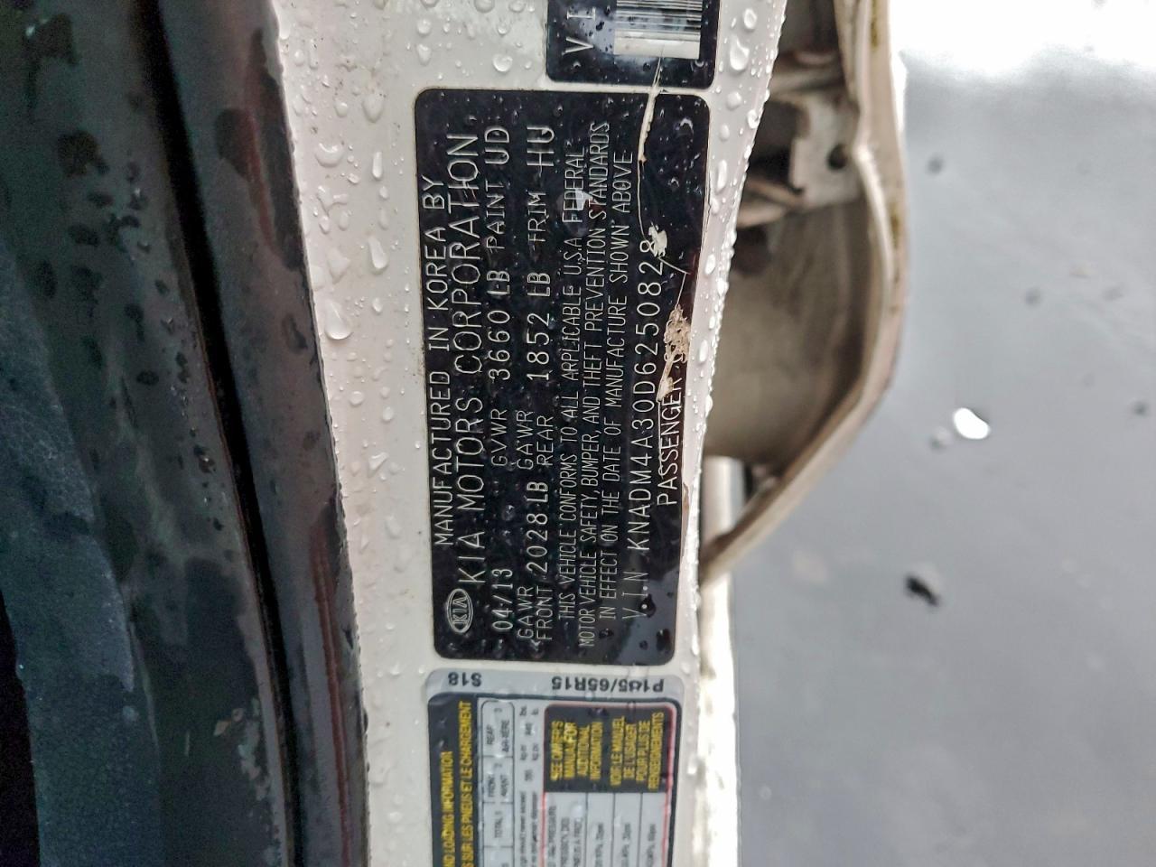 2013 KIA RIO
