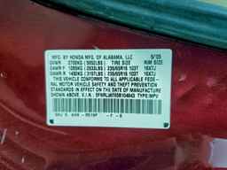 2005 HONDA ODYSSEY