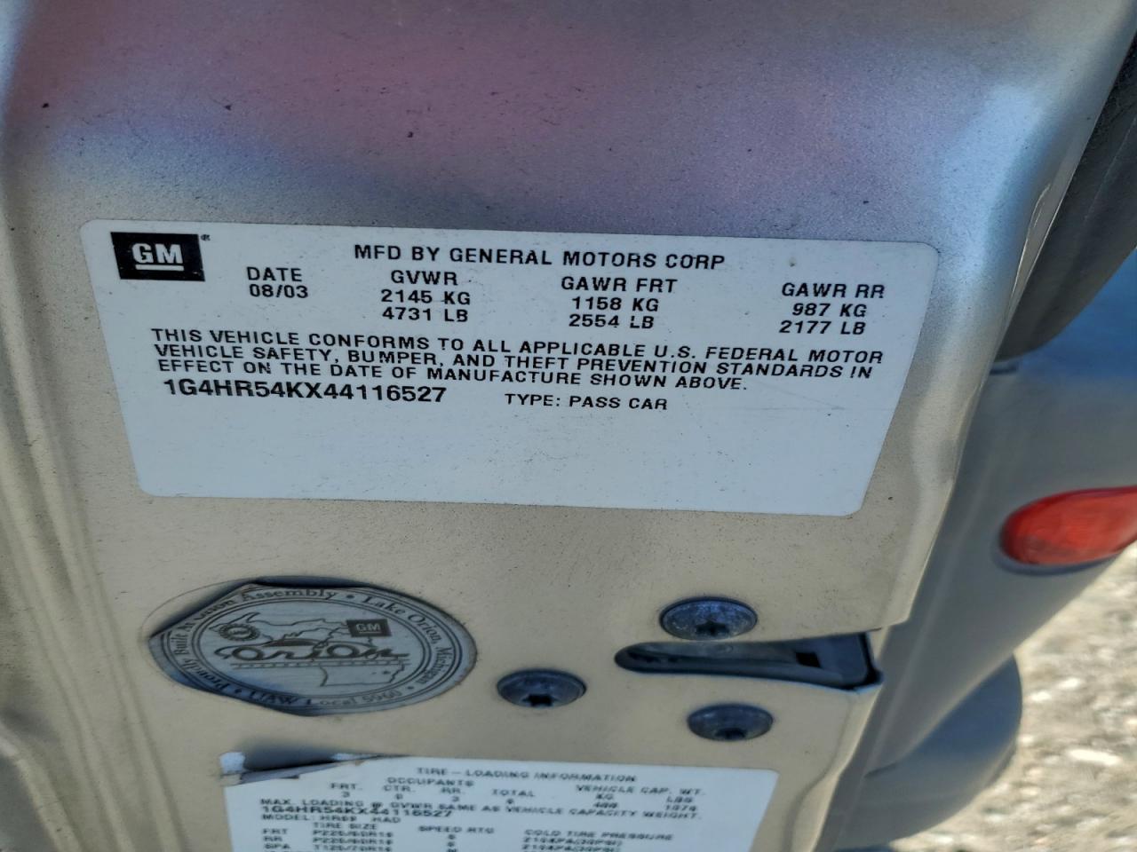 2004 BUICK Lesabre