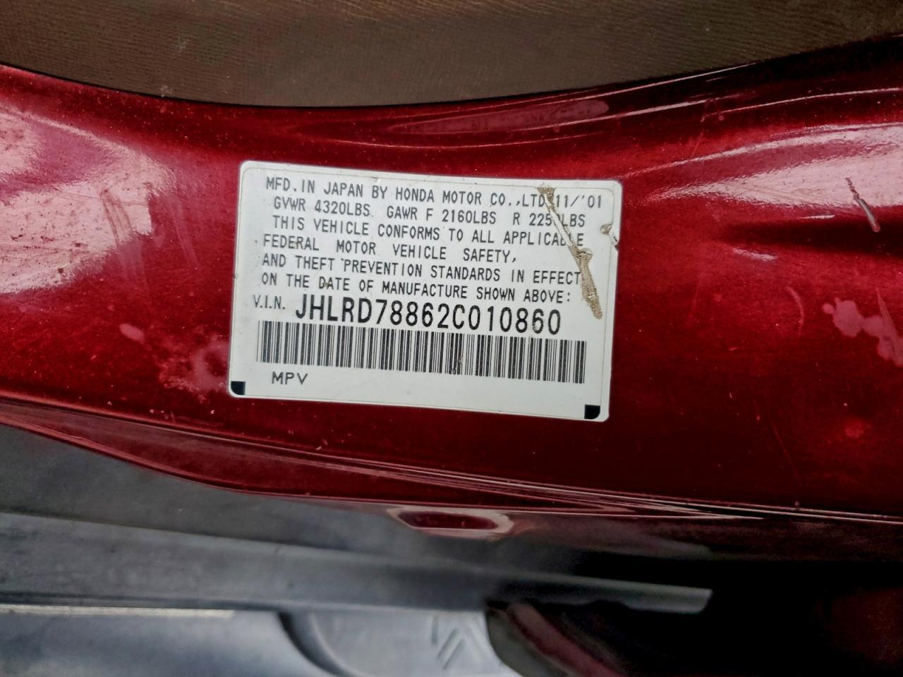 2002 HONDA CR-V