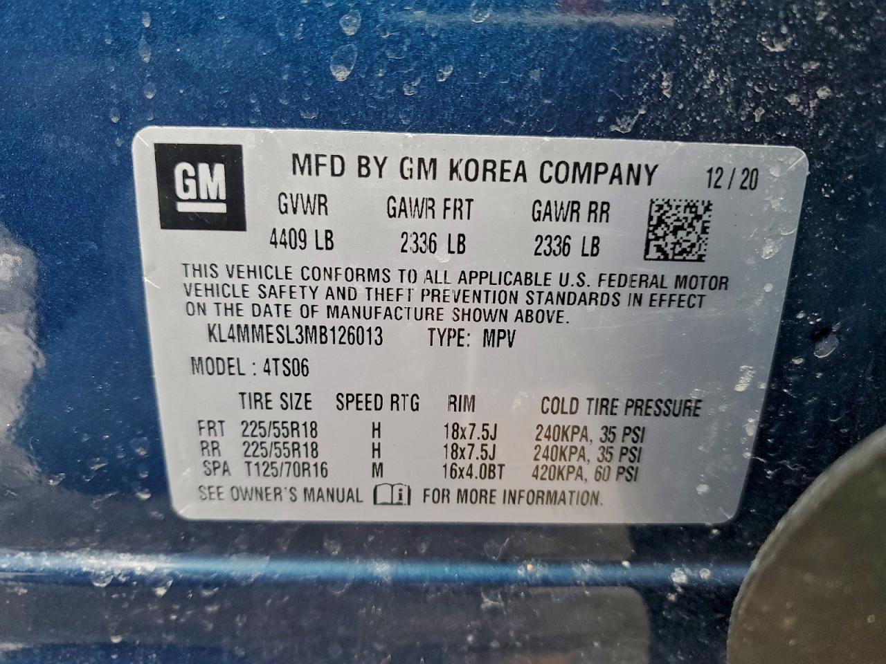 2021 BUICK Encore GX