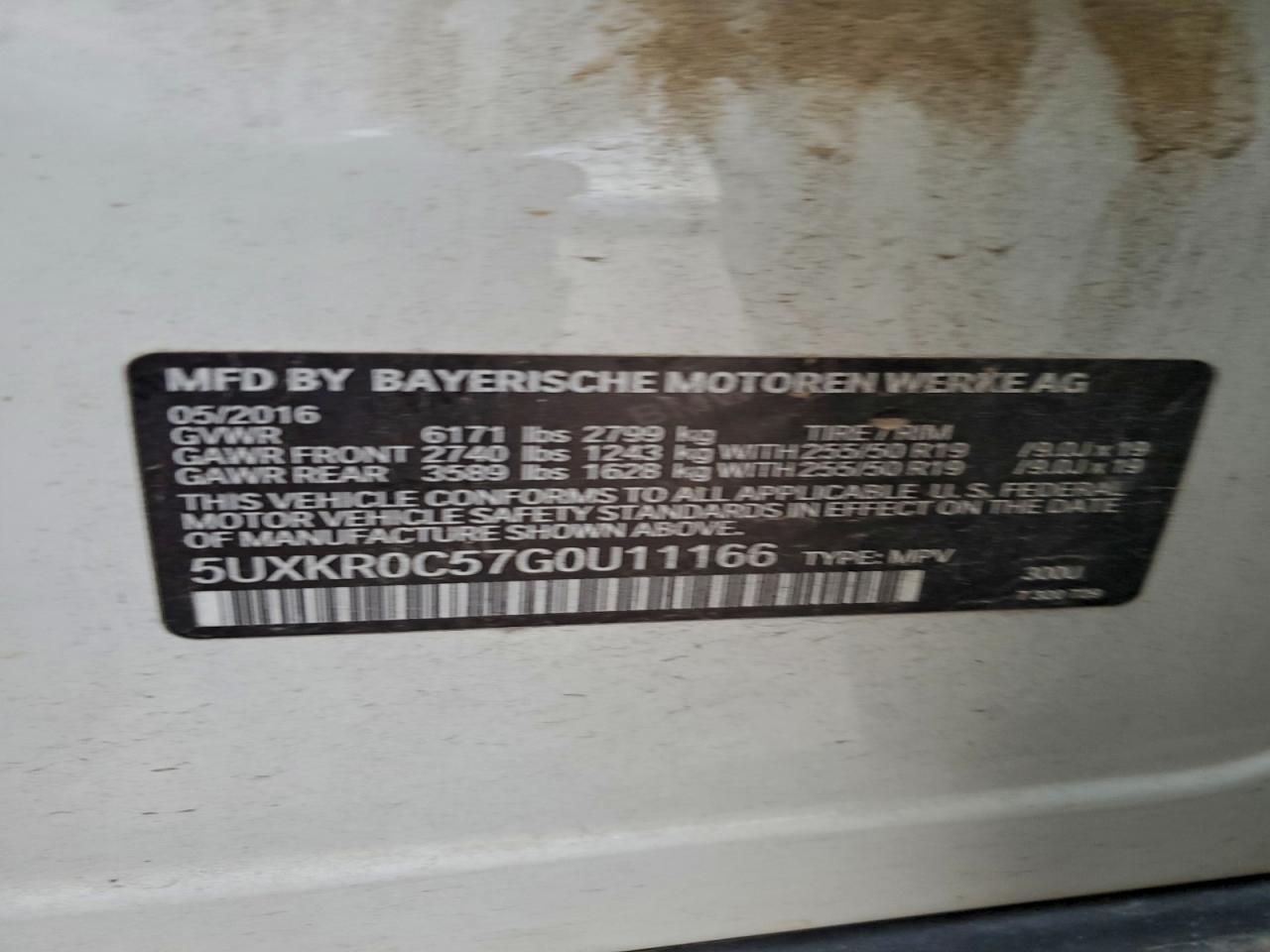 2016 BMW X5