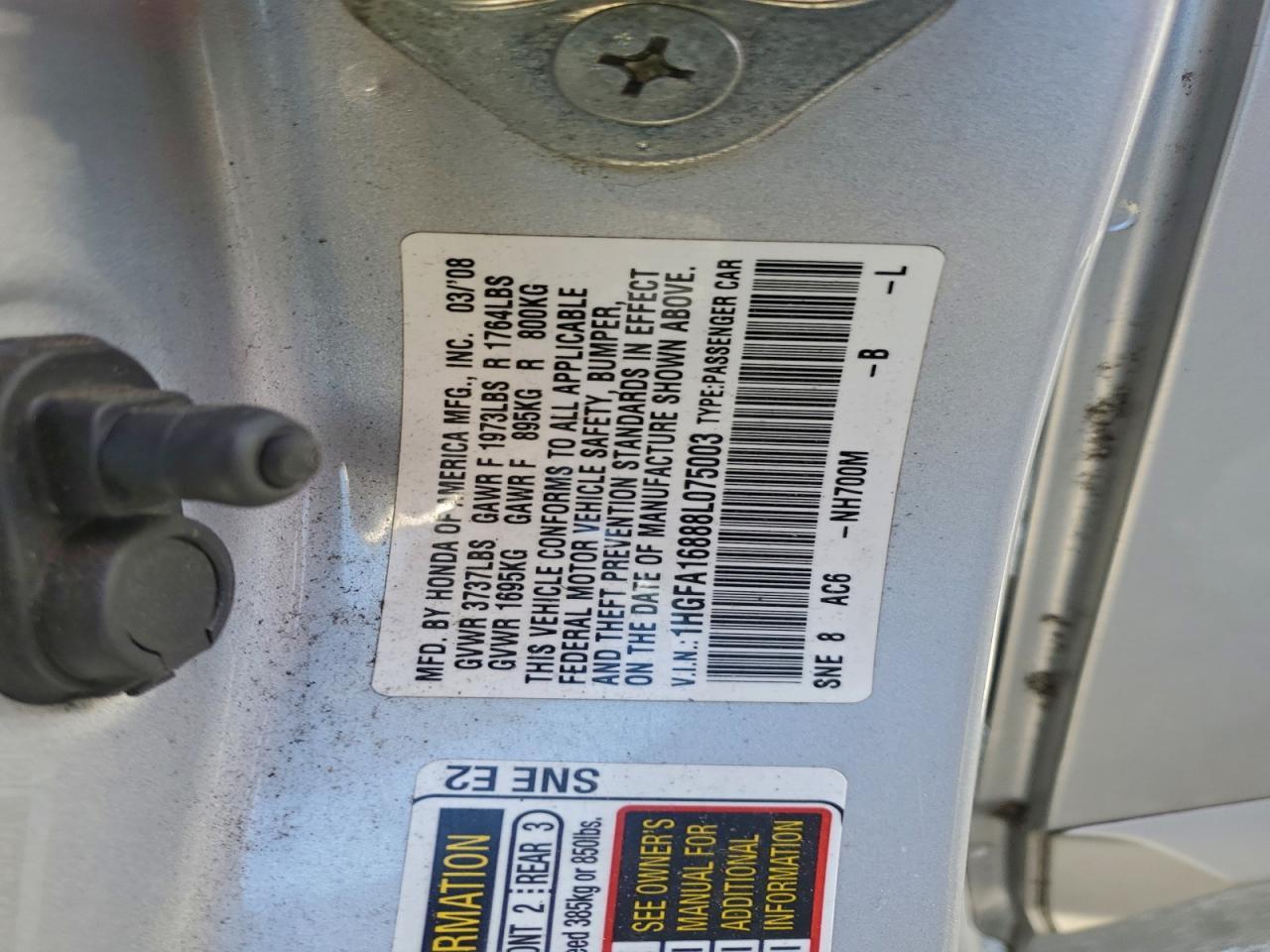 2008 HONDA CIVIC