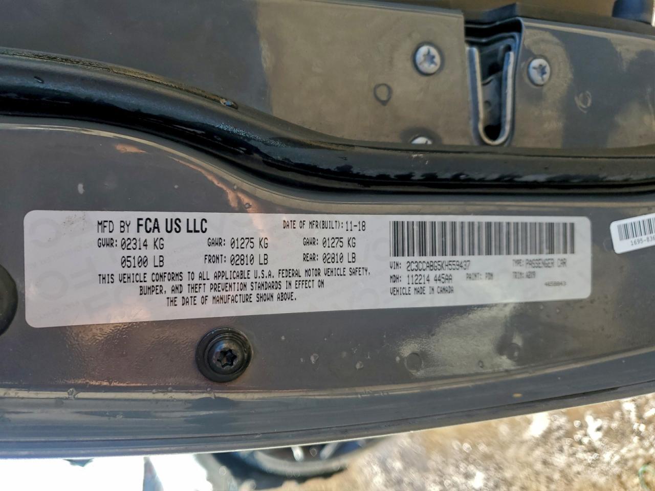 2019 CHRYSLER 300