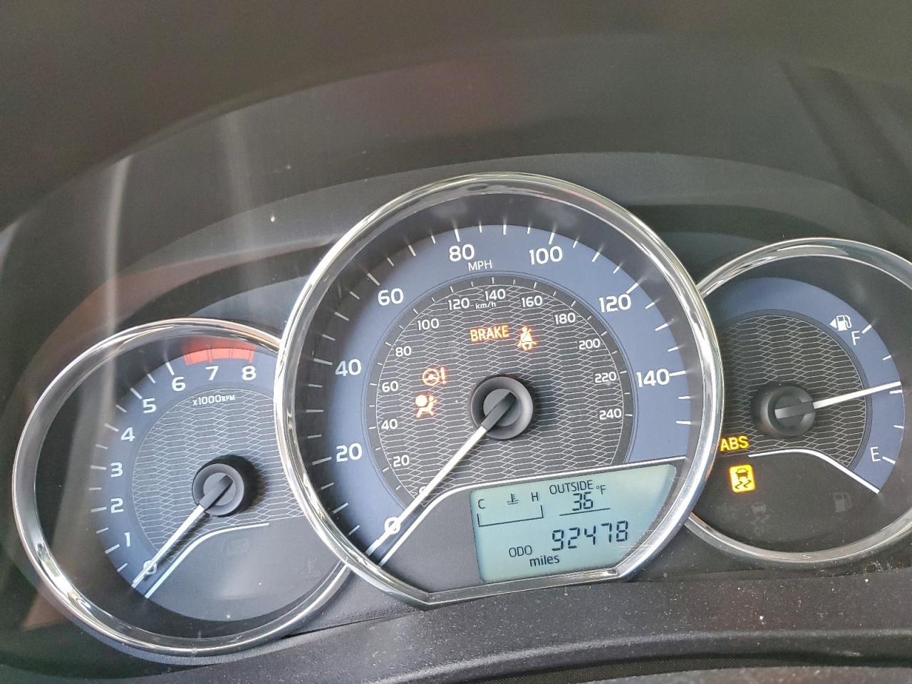 2015 TOYOTA COROLLA