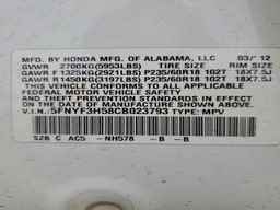 2012 HONDA PILOT