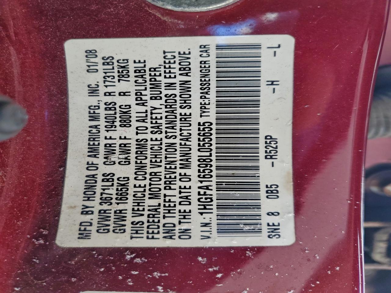 2008 HONDA CIVIC