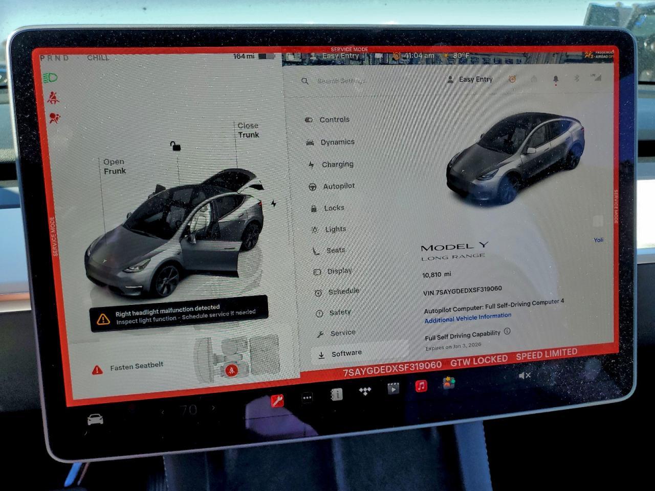 2025 TESLA MODEL Y