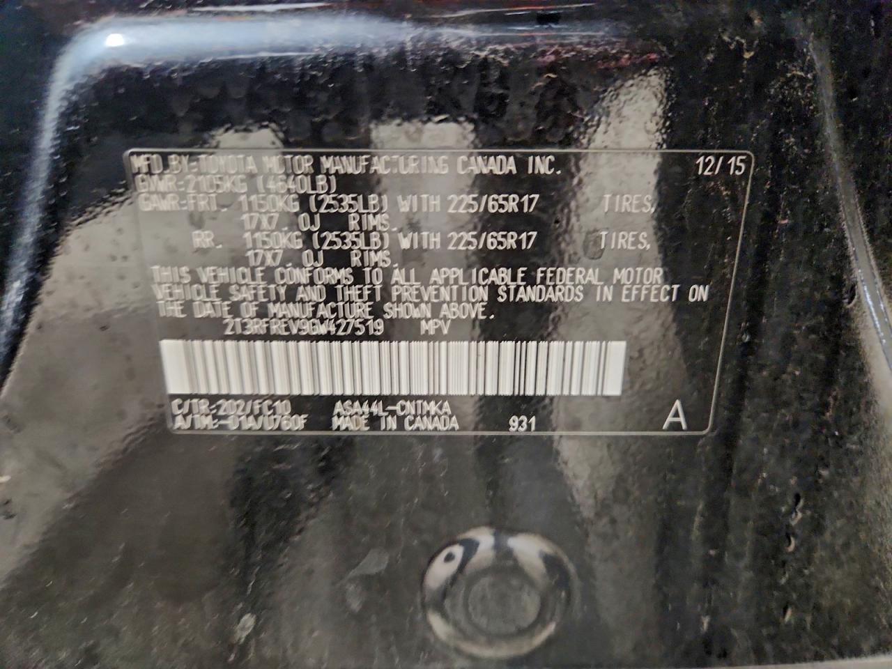 2016 TOYOTA RAV4