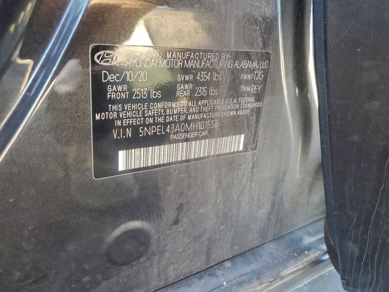 2021 HYUNDAI SONATA