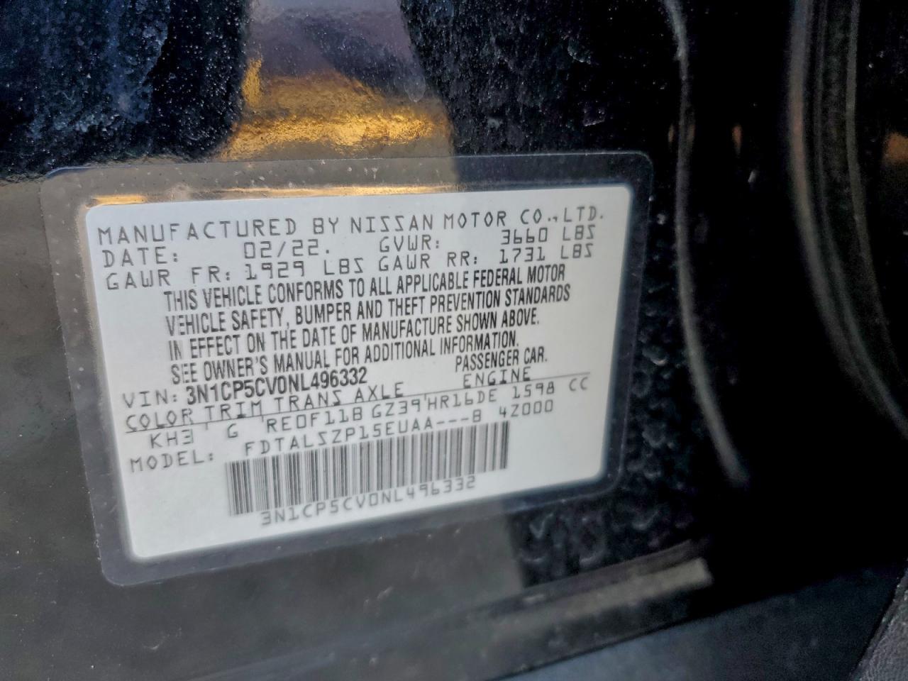 2022 NISSAN KICKS