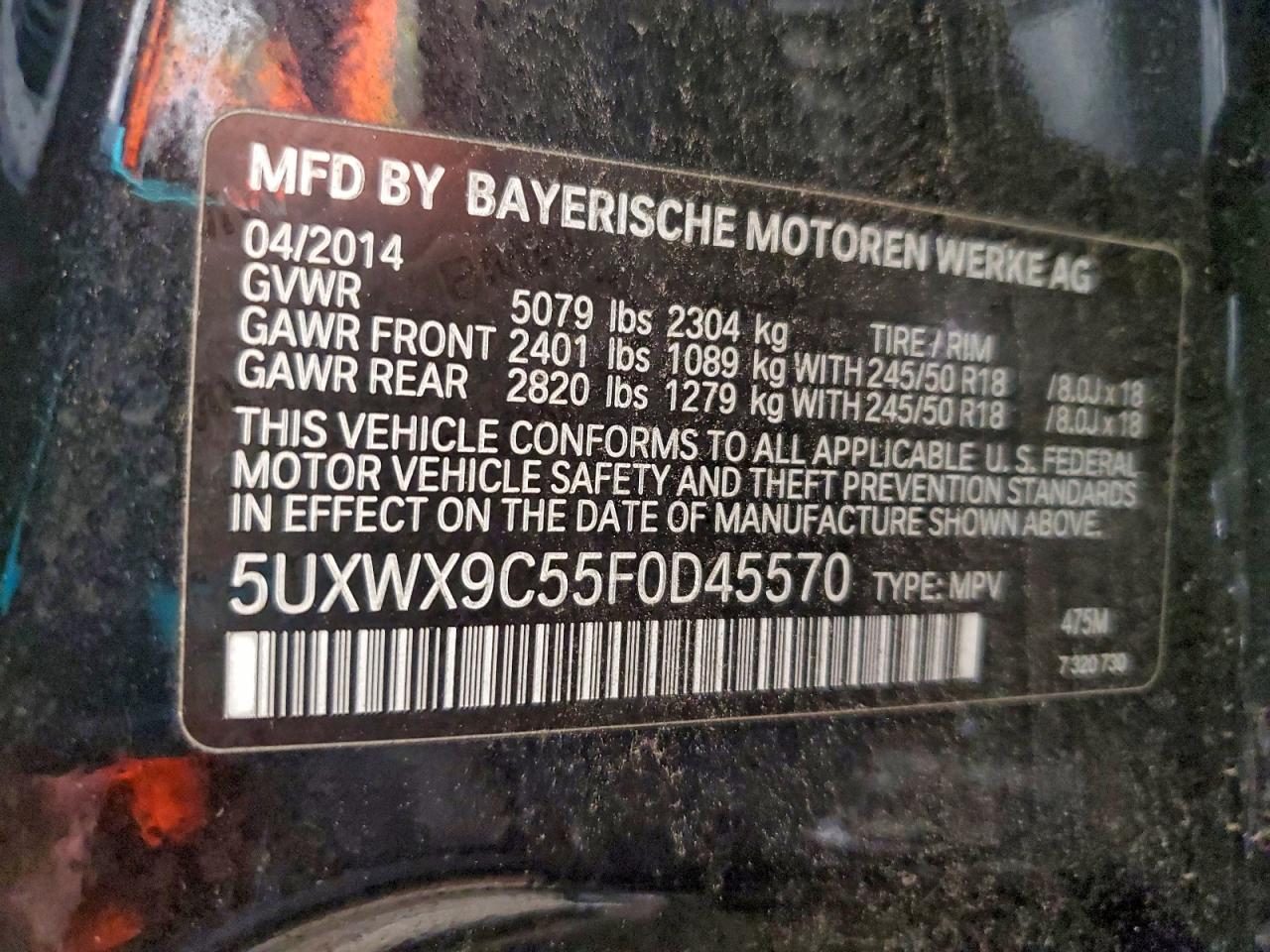 2015 BMW X3