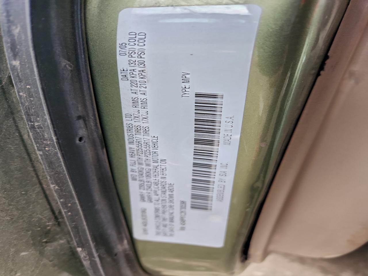 2006 SUBARU Legacy
