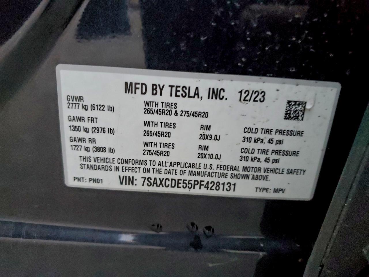 2023 TESLA MODEL X