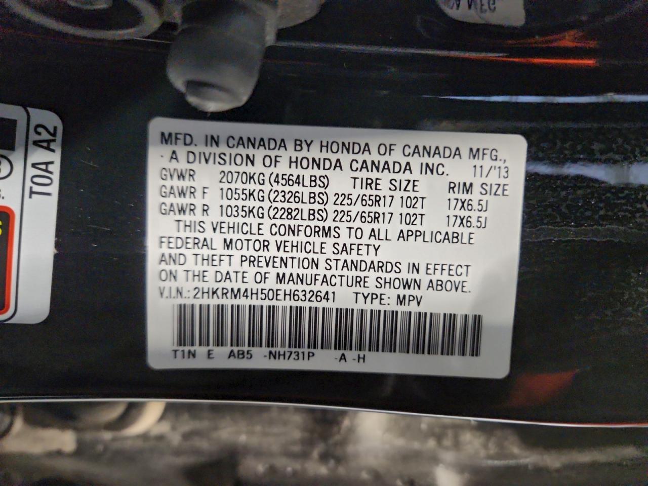 2014 HONDA CR-V