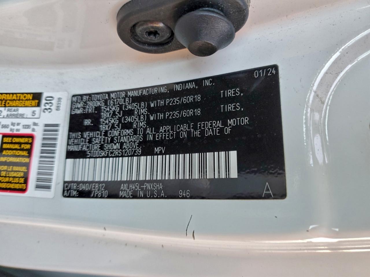 2024 TOYOTA SIENNA