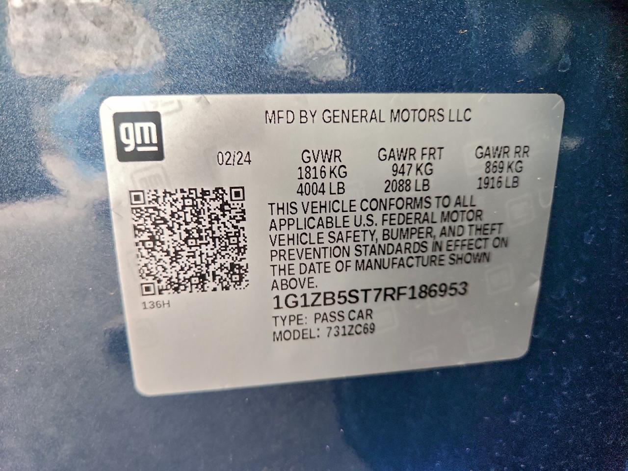 2024 CHEVROLET MALIBU