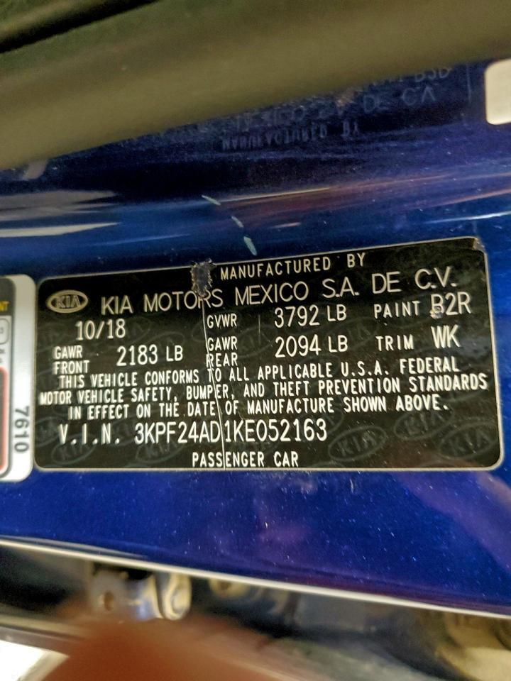 2019 KIA FORTE