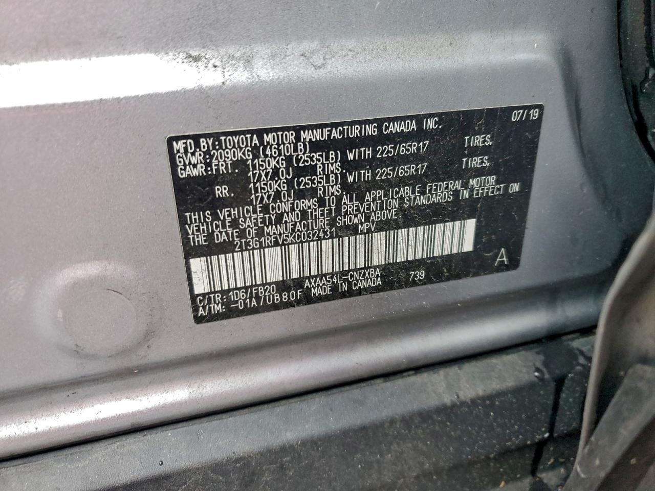 2019 TOYOTA RAV4
