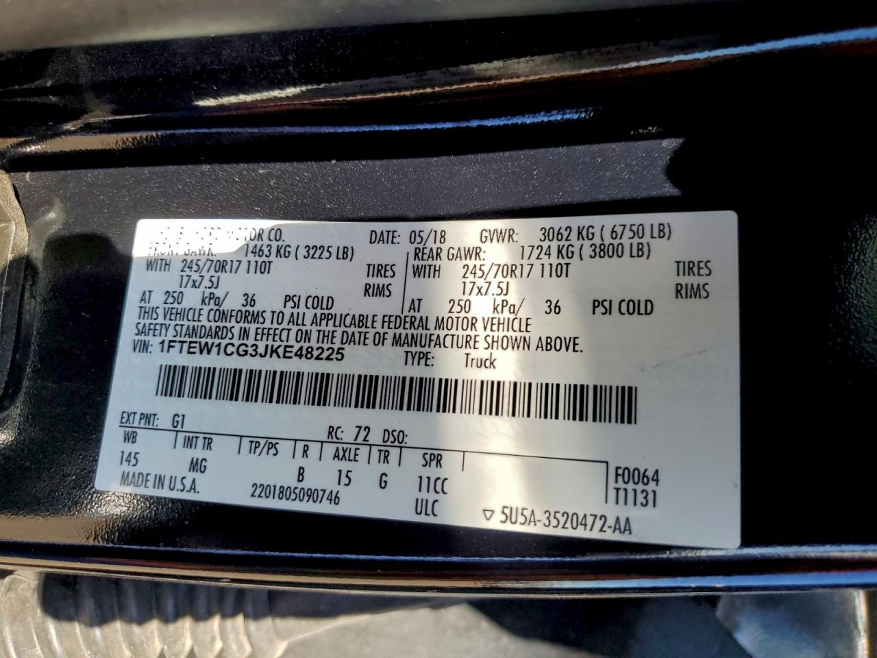 2018 FORD F-150 Lightning
