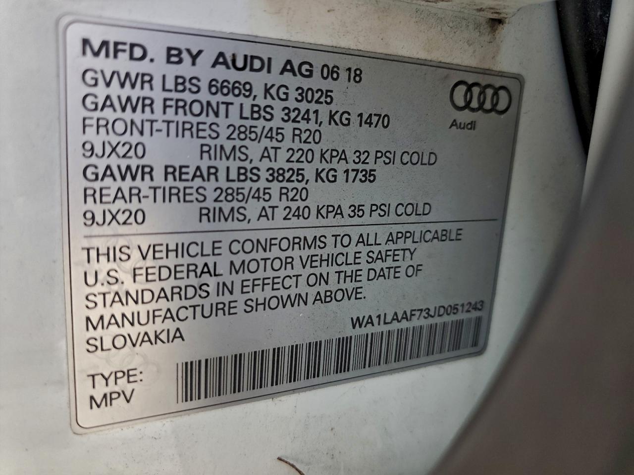 2018 AUDI Q7