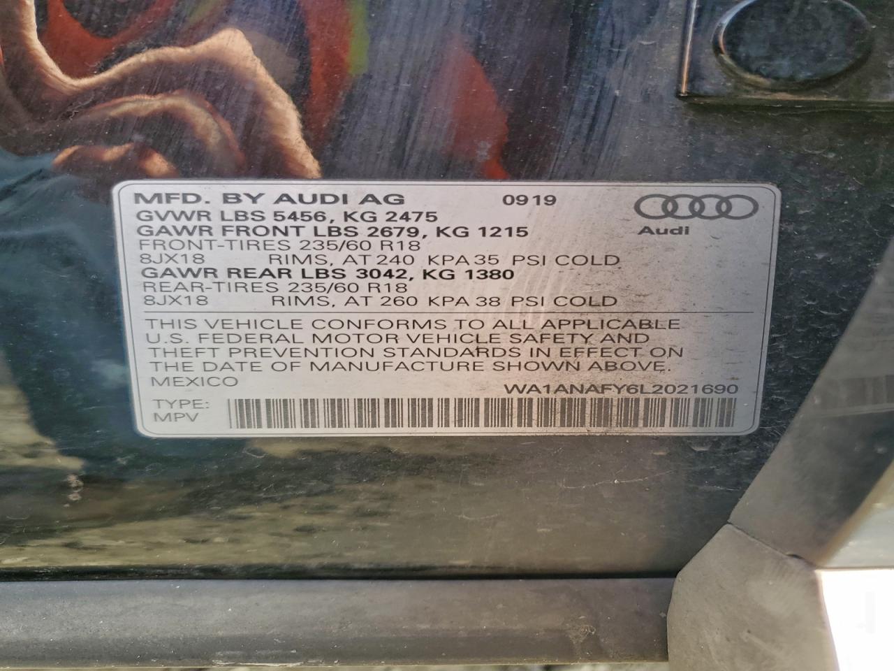 2020 AUDI Q5