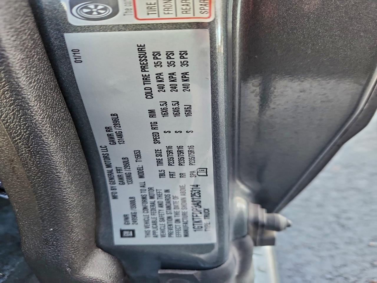 2010 GMC CANYON