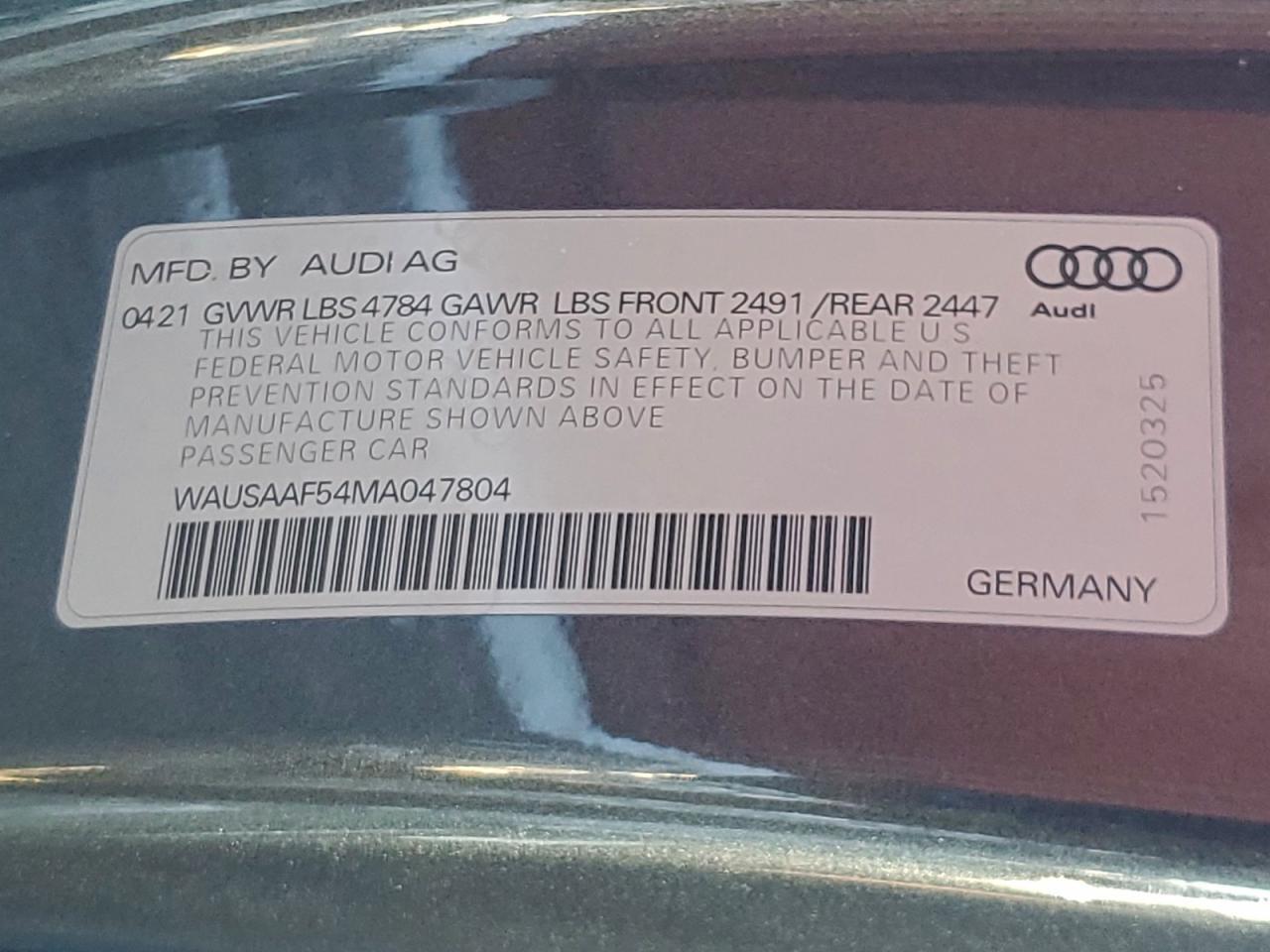 2021 AUDI A5