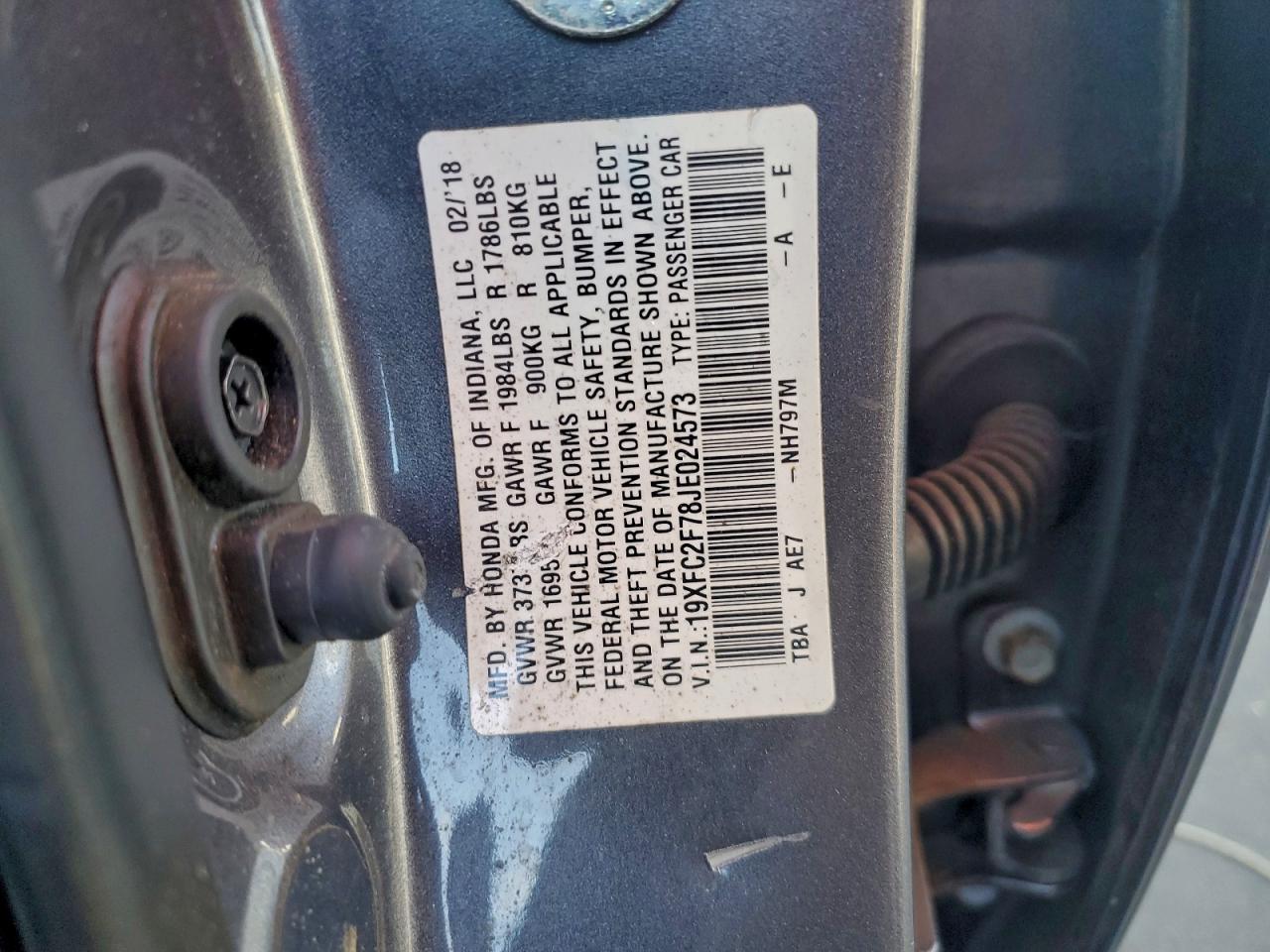 2018 HONDA CIVIC