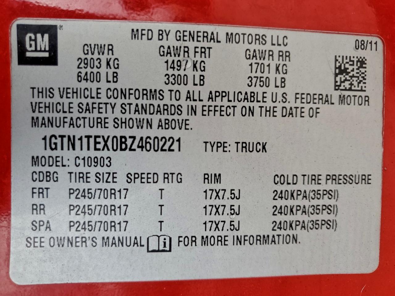 2011 GMC Sierra