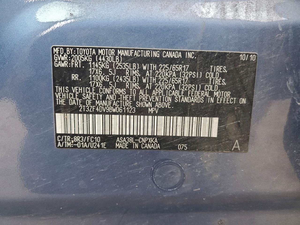 2011 TOYOTA RAV4