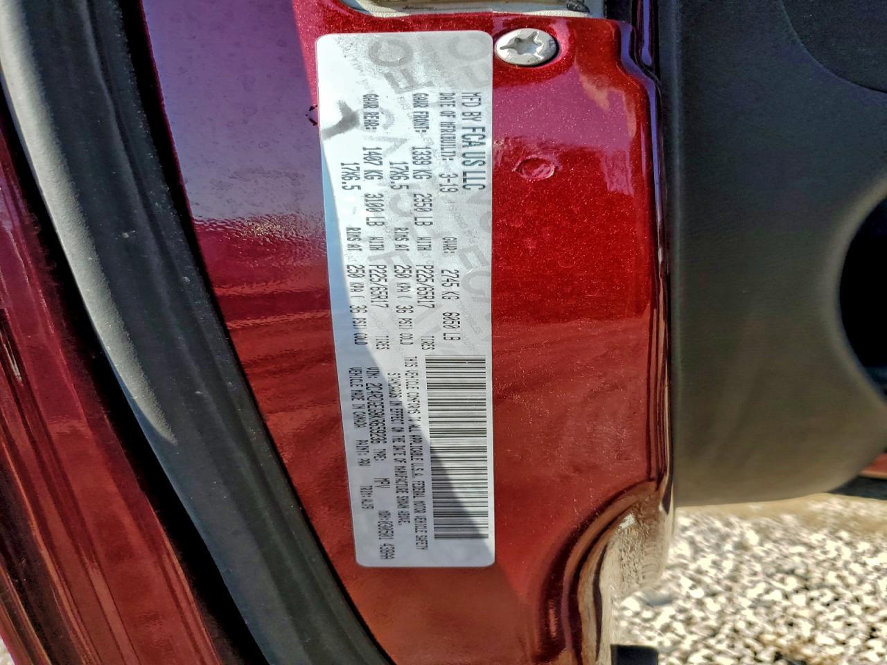 2019 DODGE GRAND CARAVAN