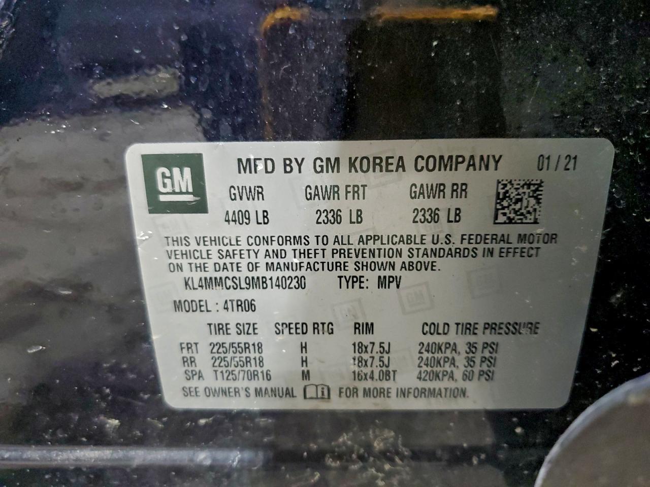 2021 BUICK Encore GX