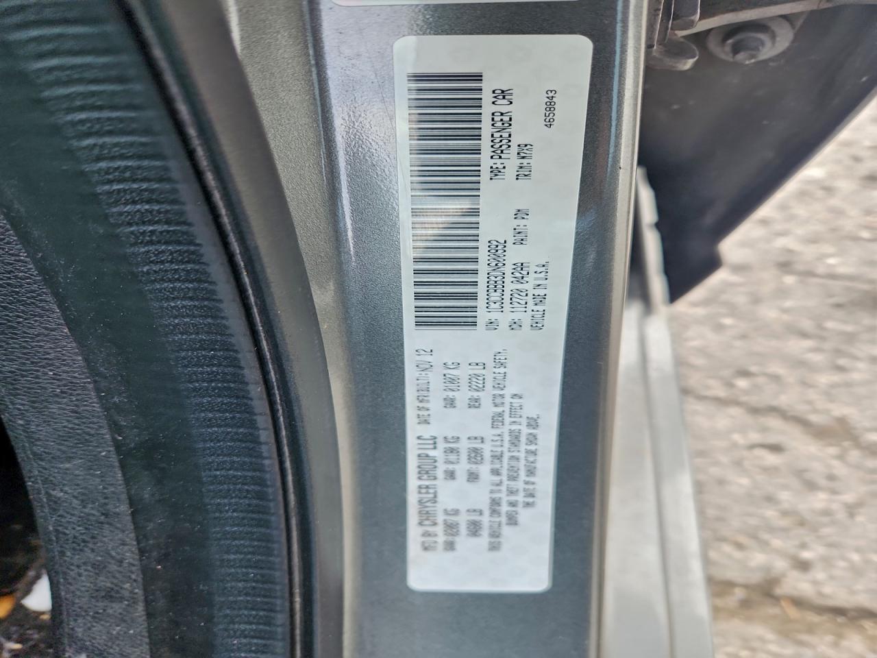 2013 CHRYSLER 200