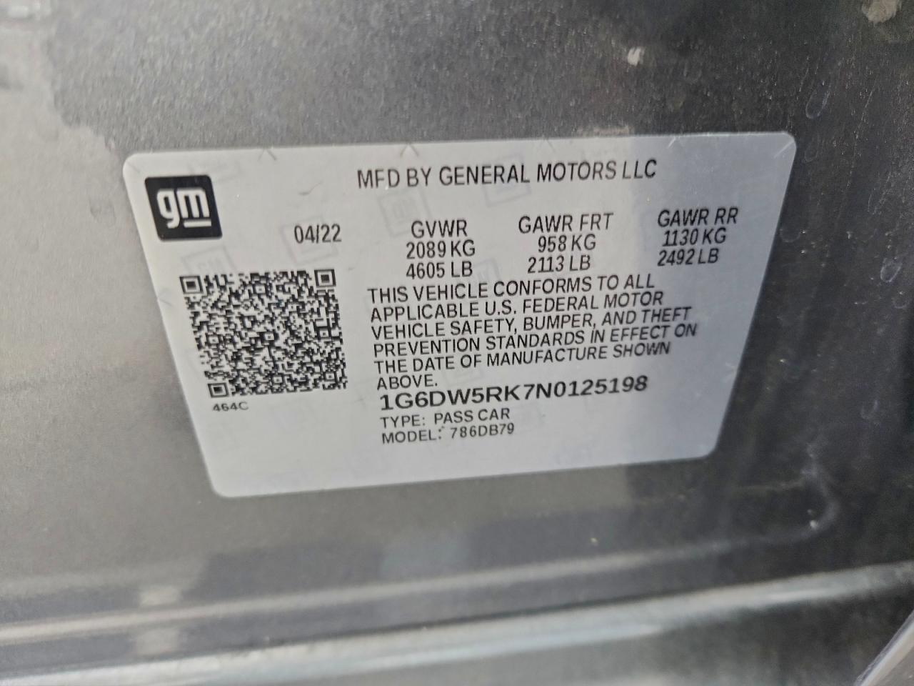 2022 CADILLAC CT5