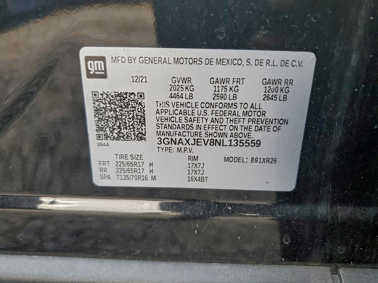 2022 CHEVROLET EQUINOX