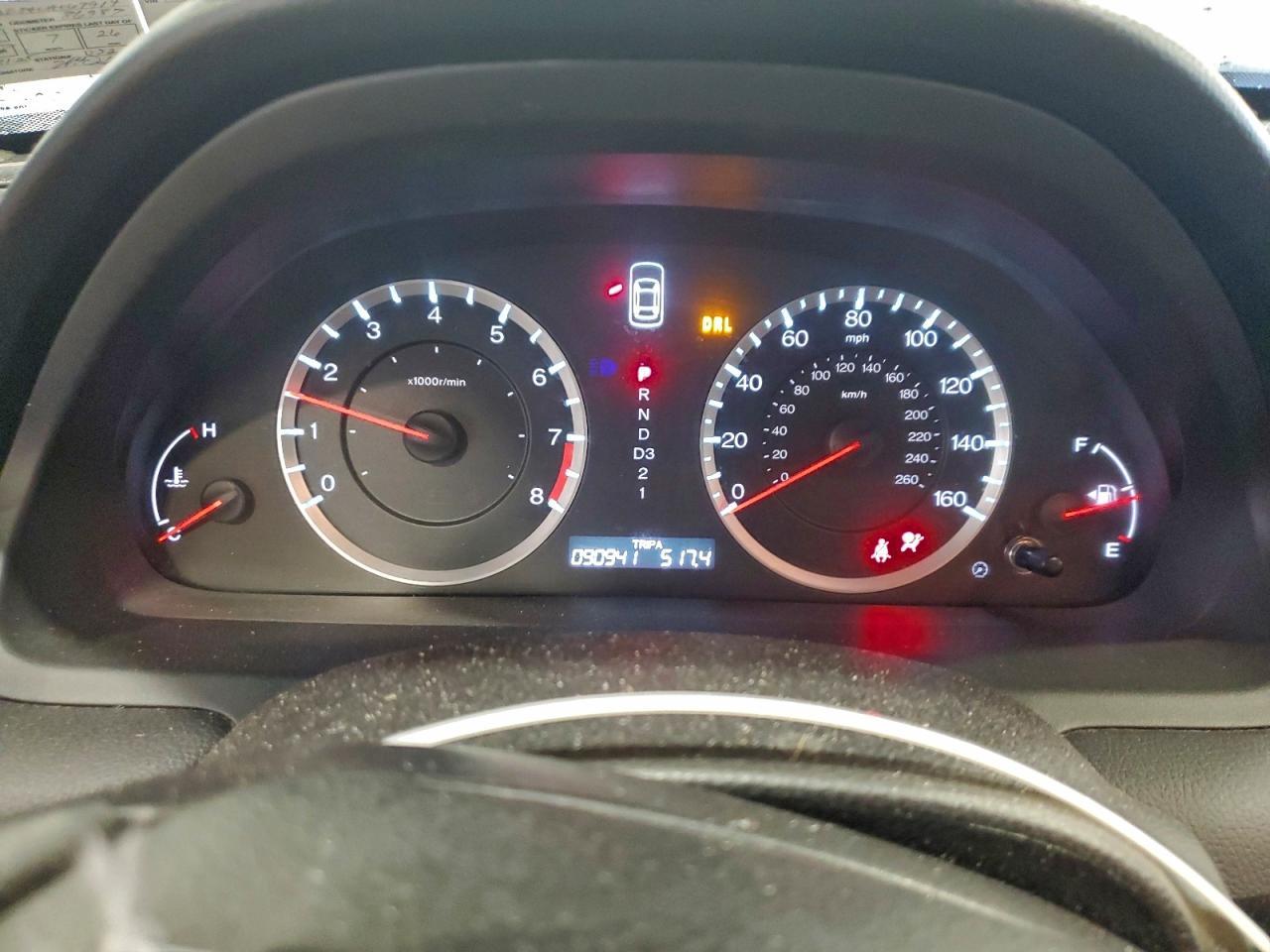 2012 HONDA ACCORD