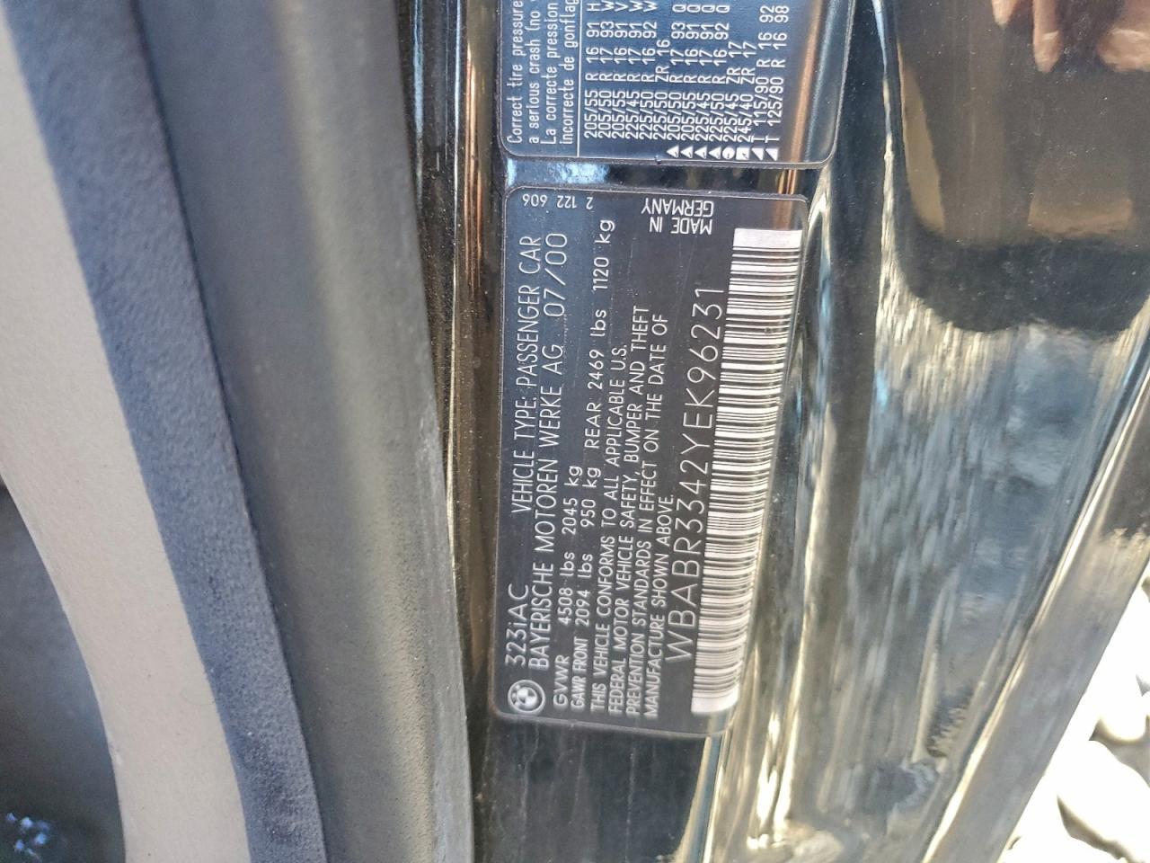 2000 BMW 3 SERIES