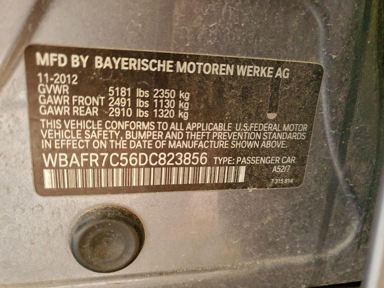 2013 BMW 5 series