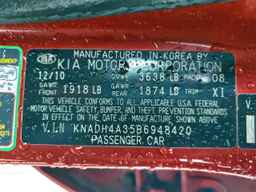 2011 KIA RIO