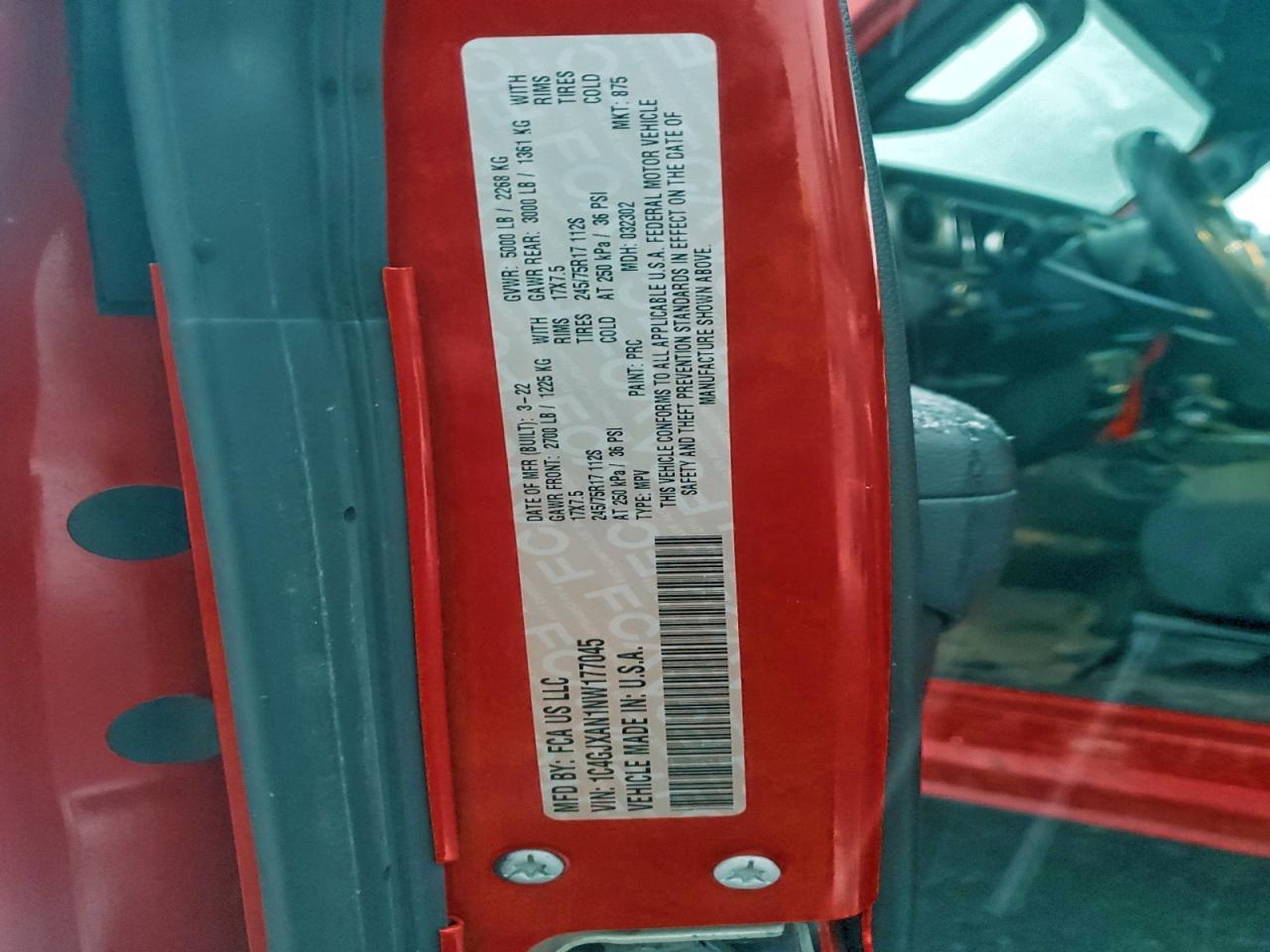 2022 JEEP WRANGLER