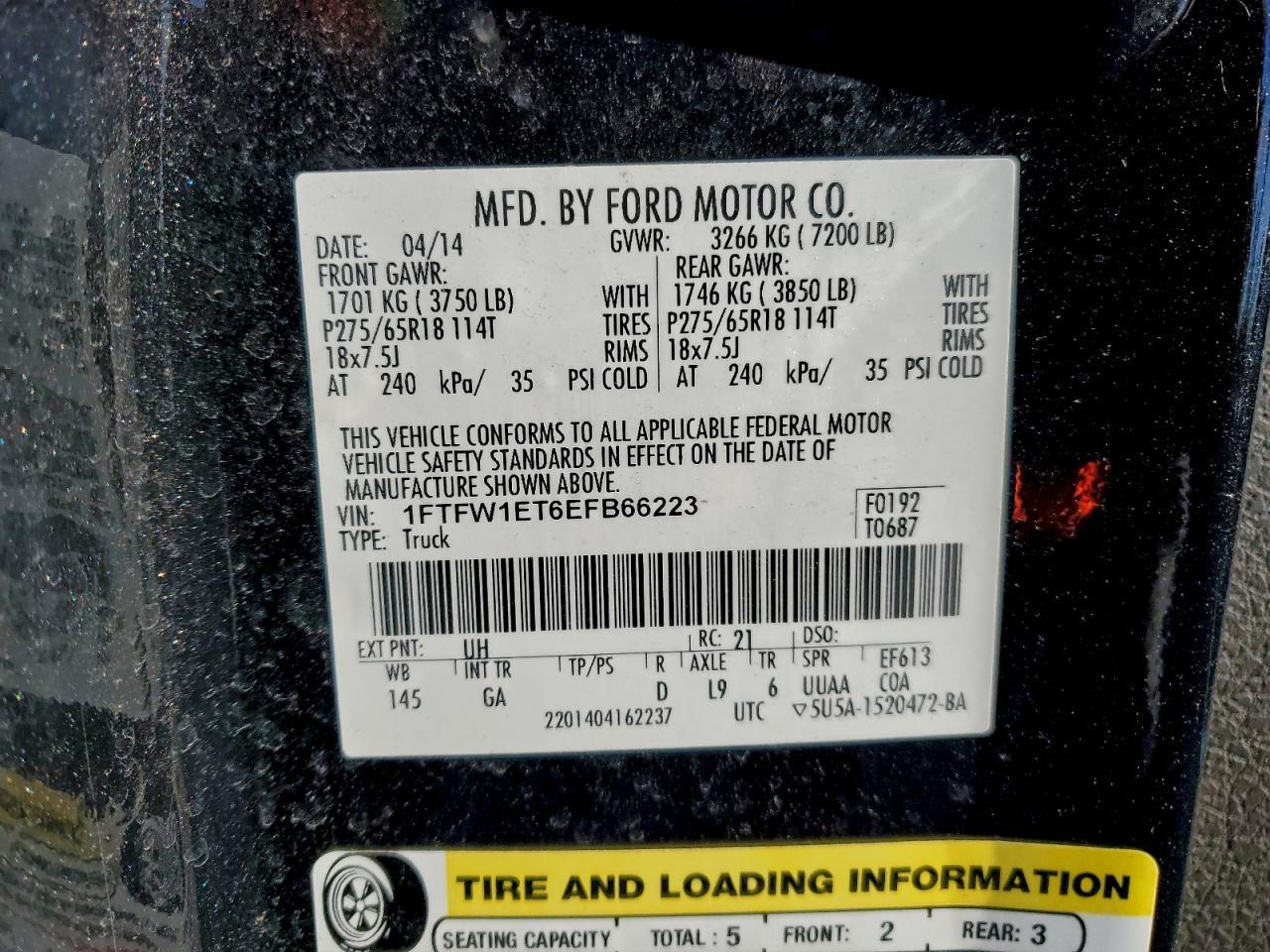 2014 FORD F-150