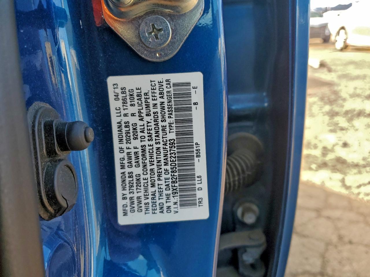 2013 HONDA CIVIC